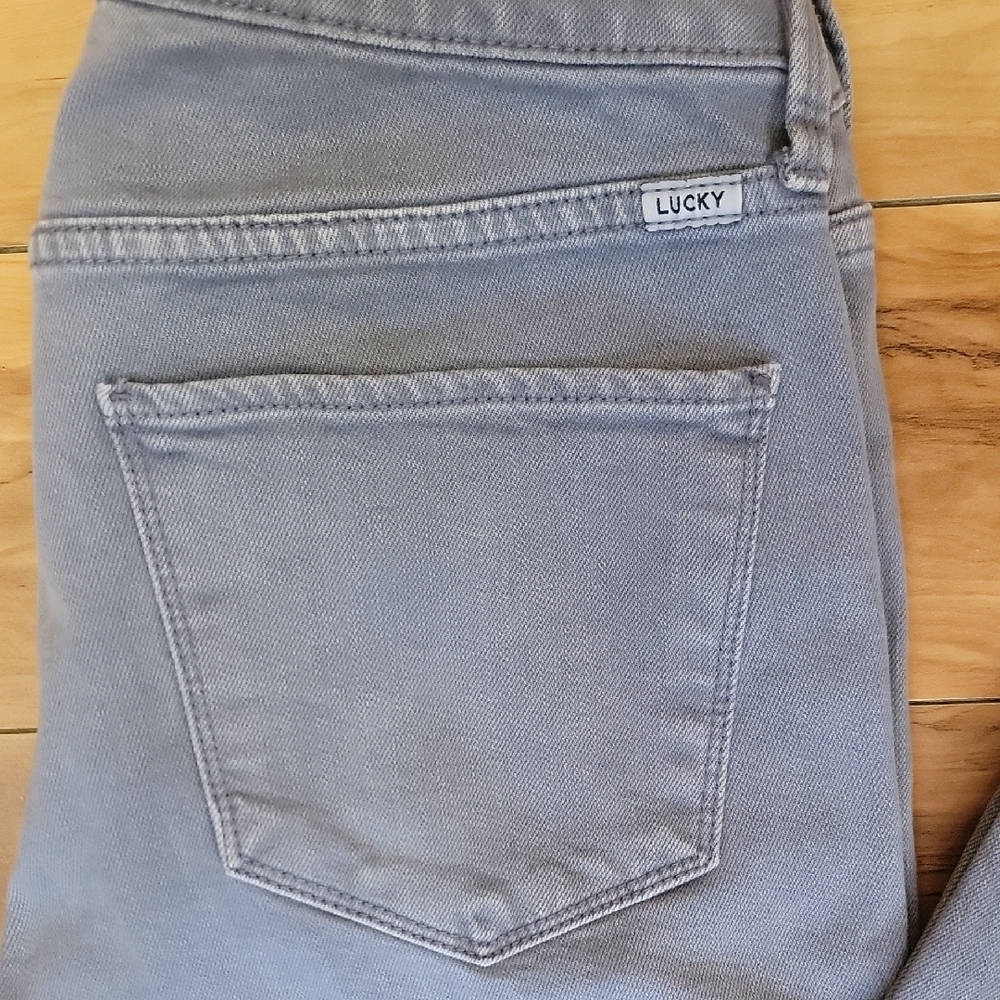 Lucky Brand Size 2/26 Womens Light Gray Hayden Skinny Denim - Picture 2 of 14